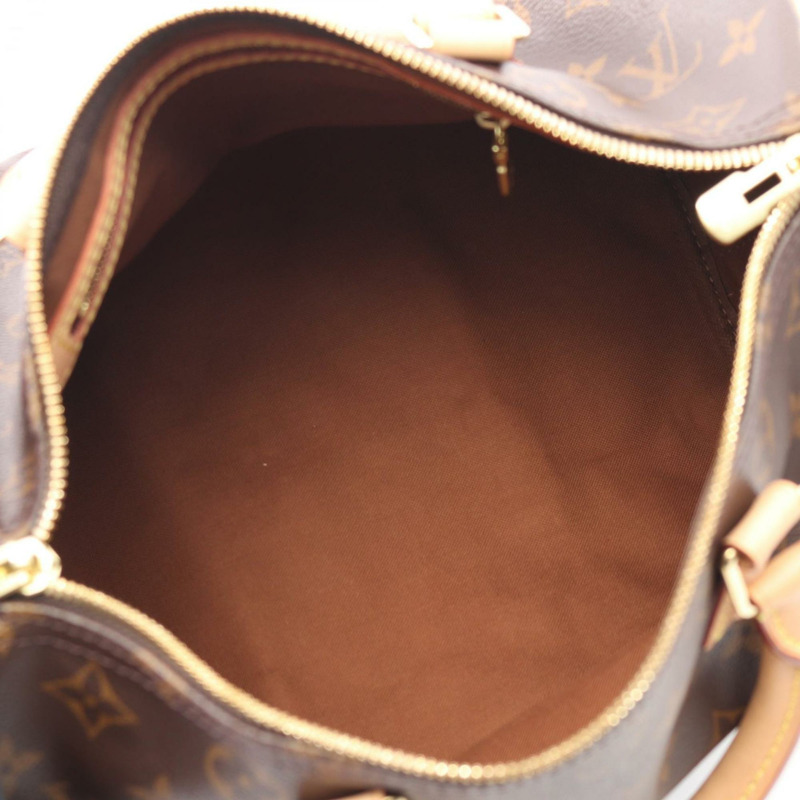 路易威登 Speedy Bandouliere 30 手提包，塗層帆布和皮革，Monogram 圖案，女士，棕色，M41112-2