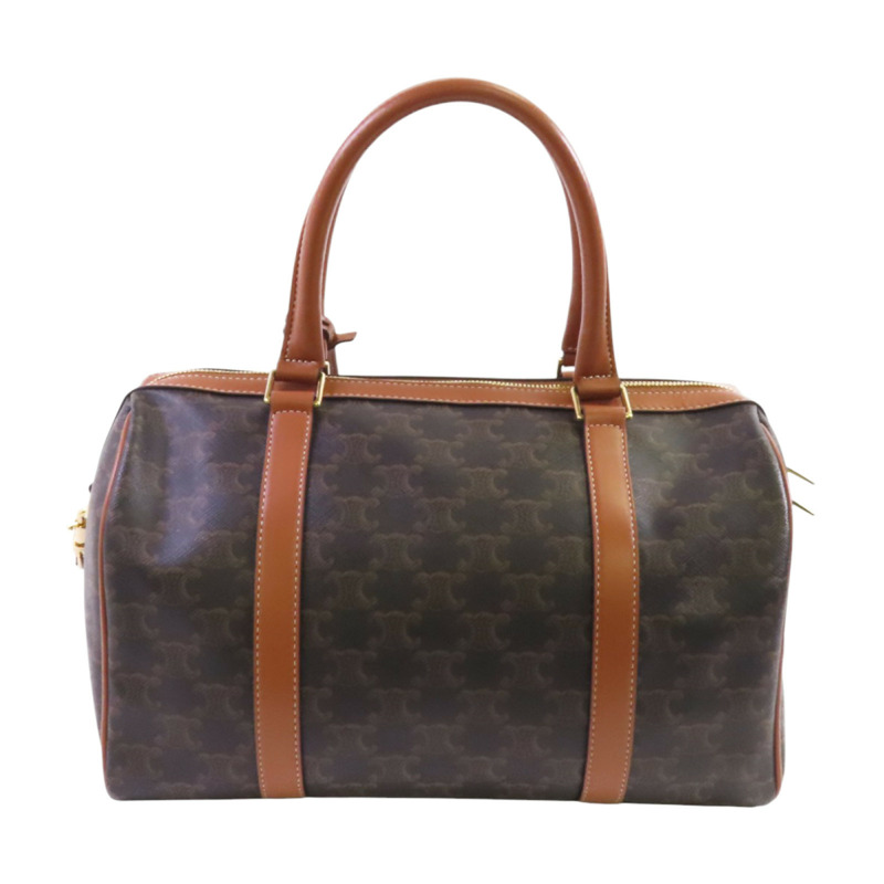 CELINE Triomphe帆布Large Boston金扣手挽肩背兩用袋-1