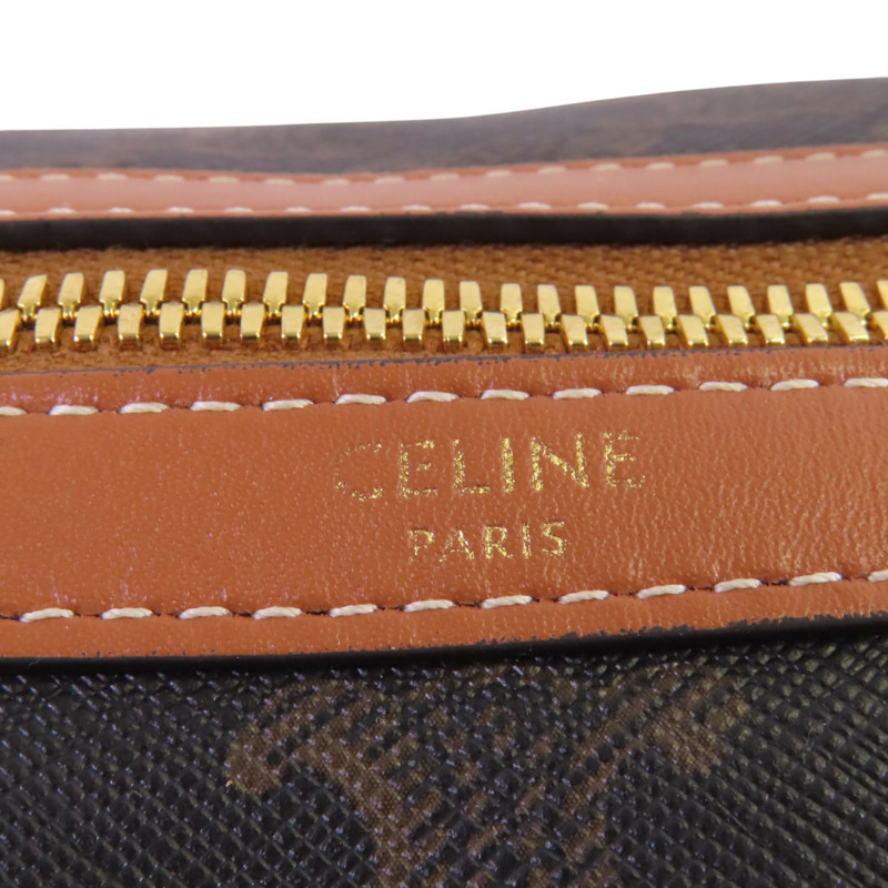 CELINE Triomphe帆布Large Boston金扣手挽肩背兩用袋-5