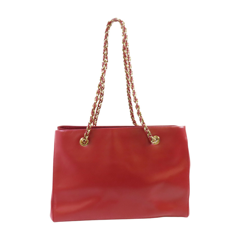 Salvatore Ferragamo 牛皮皮革Shoulder Bag金扣鏈帶肩背袋-1