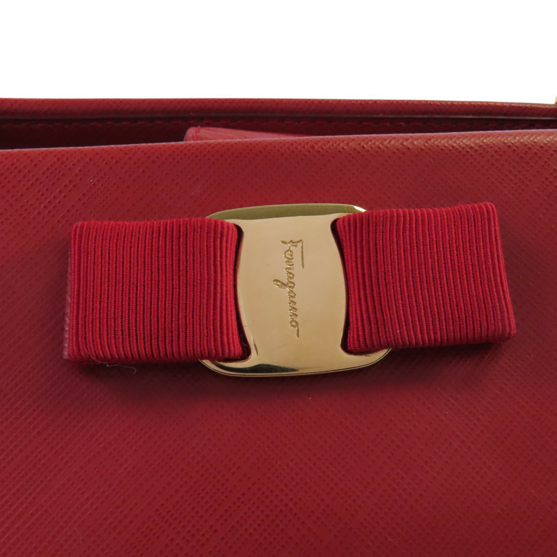 Salvatore Ferragamo 牛皮皮革Shoulder Bag金扣鏈帶肩背袋-6
