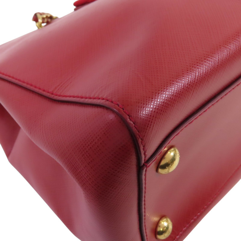 Salvatore Ferragamo 牛皮皮革Shoulder Bag金扣鏈帶肩背袋-10