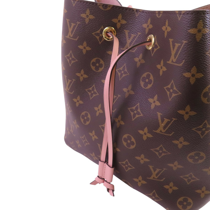 LOUIS VUITTON Monogram Neo Noe MM金扣肩背袋-7