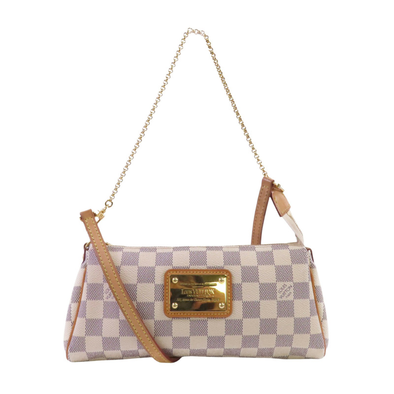 LOUIS VUITTON Damier Azur Eva金扣手挽肩背兩用袋-0