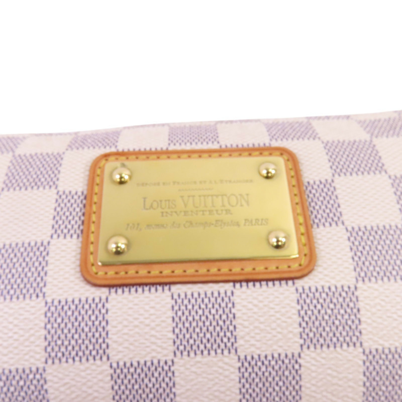 LOUIS VUITTON Damier Azur Eva金扣手挽肩背兩用袋-5