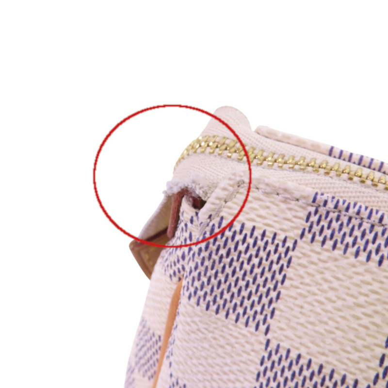 LOUIS VUITTON Damier Azur Eva金扣手挽肩背兩用袋-13