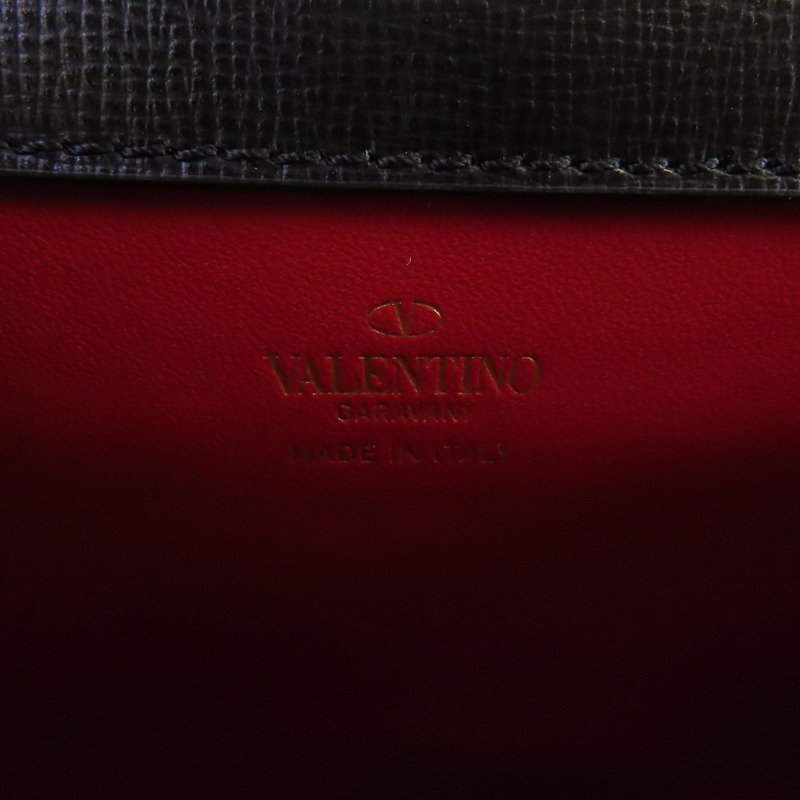 Valentino 牛皮皮革Garavani Alcove金扣手挽肩背兩用袋-5