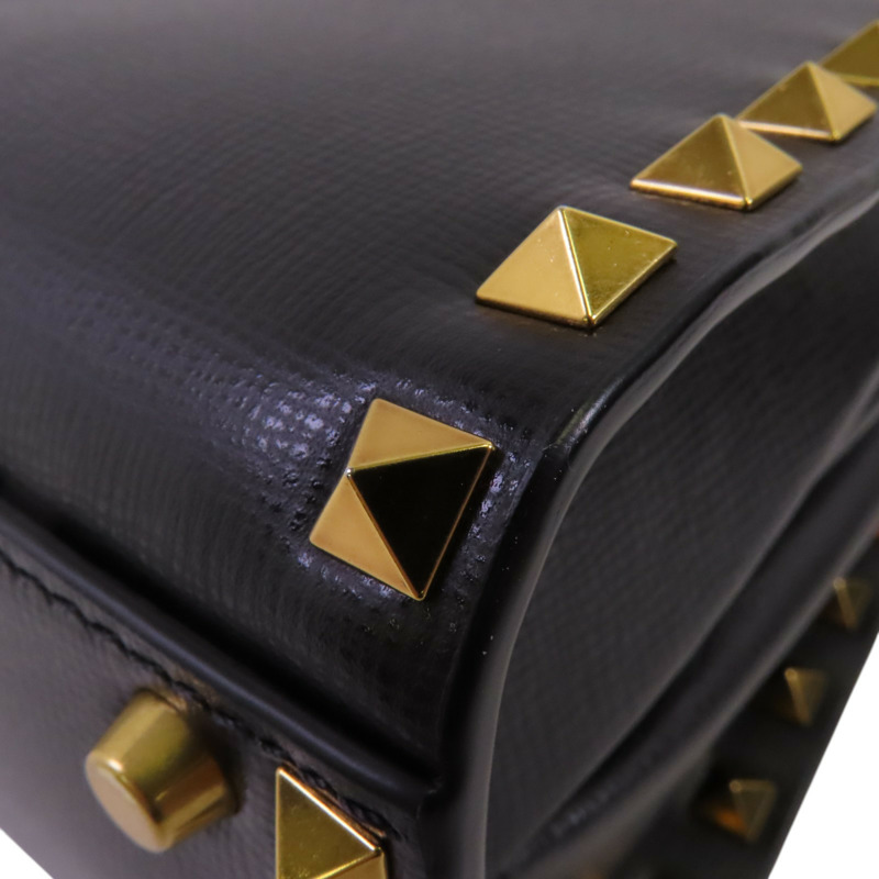 Valentino 牛皮皮革Garavani Alcove金扣手挽肩背兩用袋-13