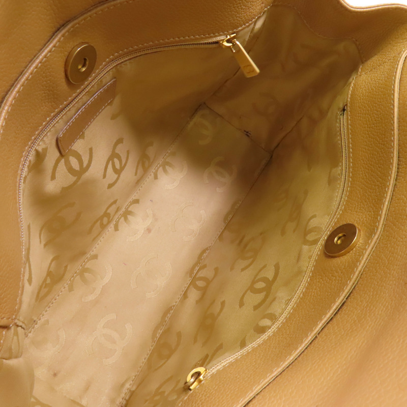 CHANEL 牛皮皮革Vintage Shoulder Bag金扣肩背袋-4