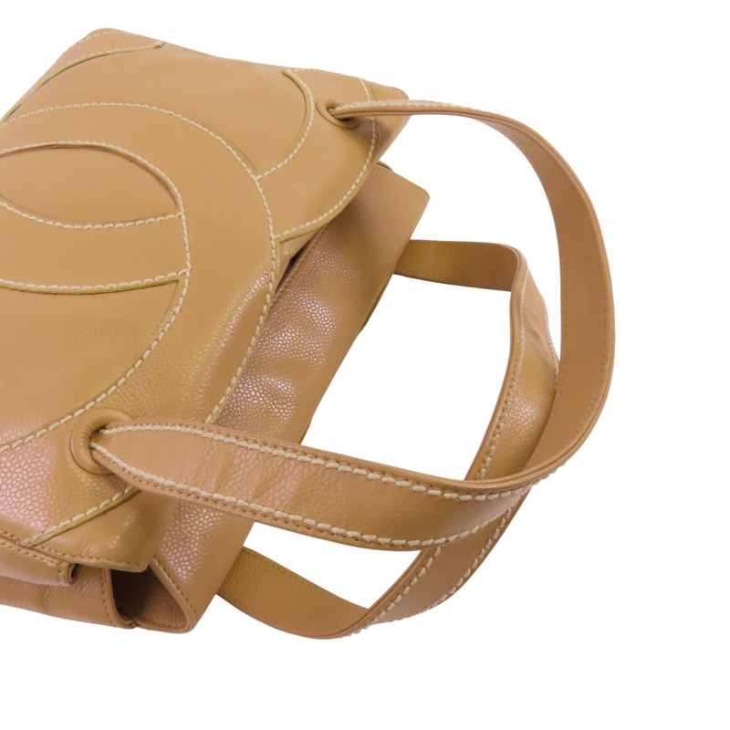 CHANEL 牛皮皮革Vintage Shoulder Bag金扣肩背袋-7