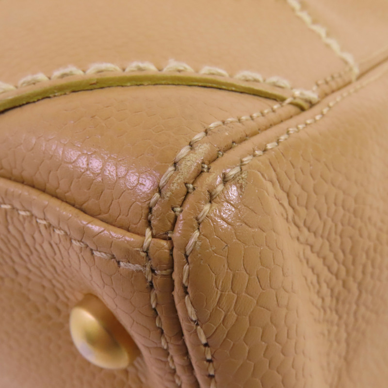 CHANEL 牛皮皮革Vintage Shoulder Bag金扣肩背袋-11