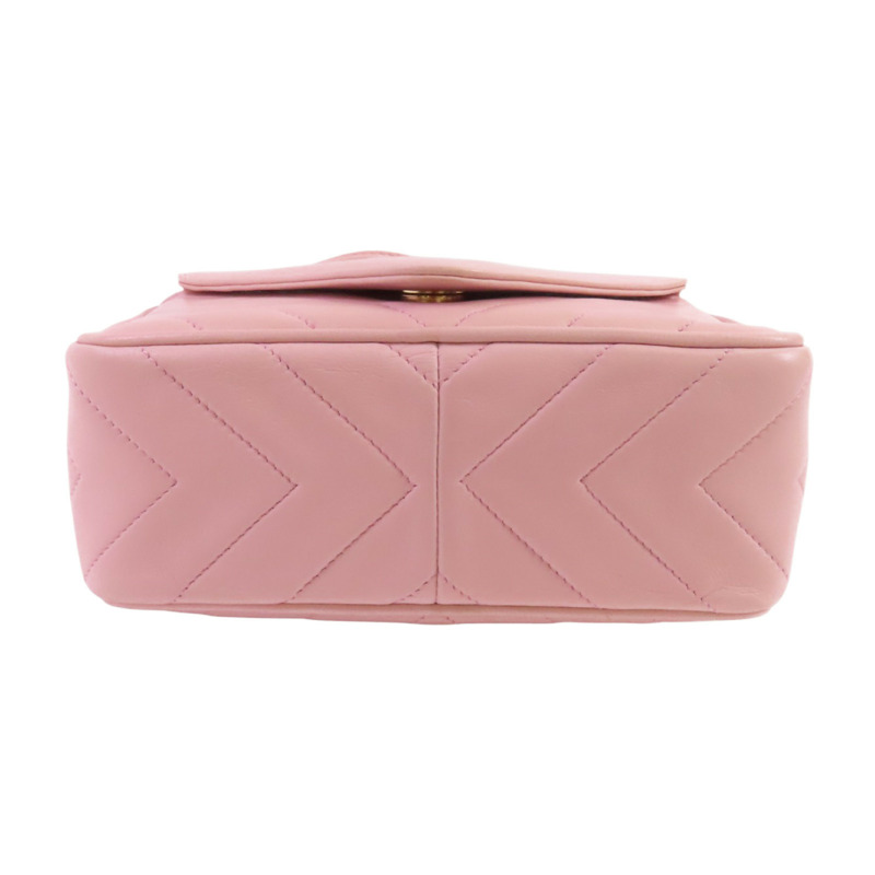 CHANEL 羊皮皮革Shoulder Bag金扣肩背袋-3