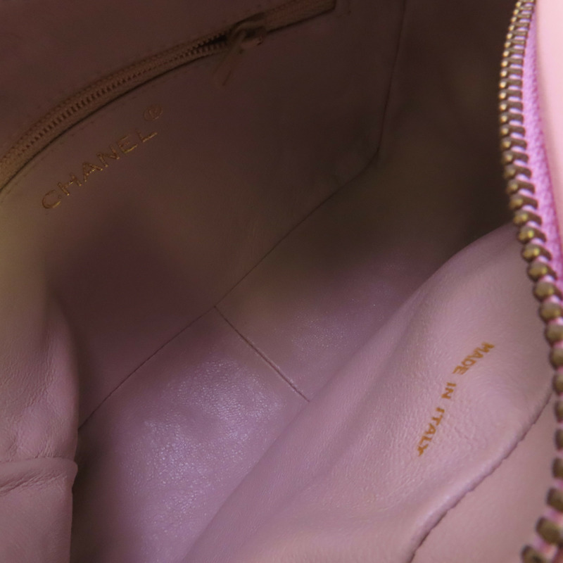 CHANEL 羊皮皮革Shoulder Bag金扣肩背袋-4