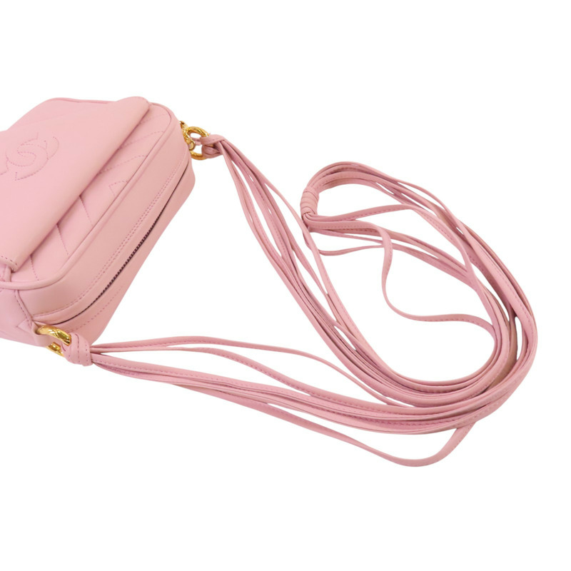 CHANEL 羊皮皮革Shoulder Bag金扣肩背袋-7