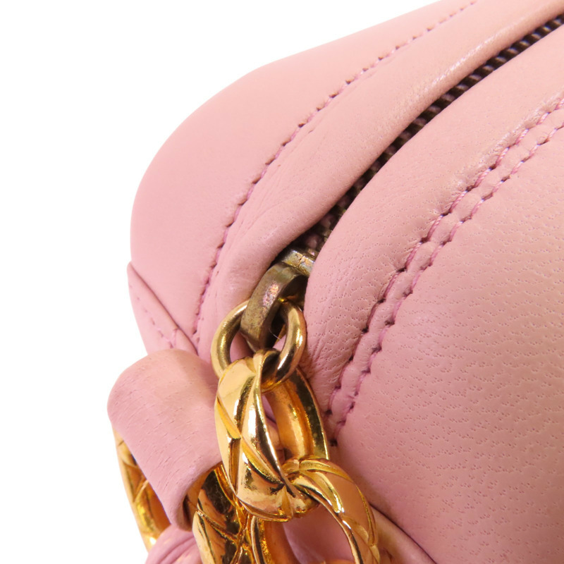 CHANEL 羊皮皮革Shoulder Bag金扣肩背袋-18