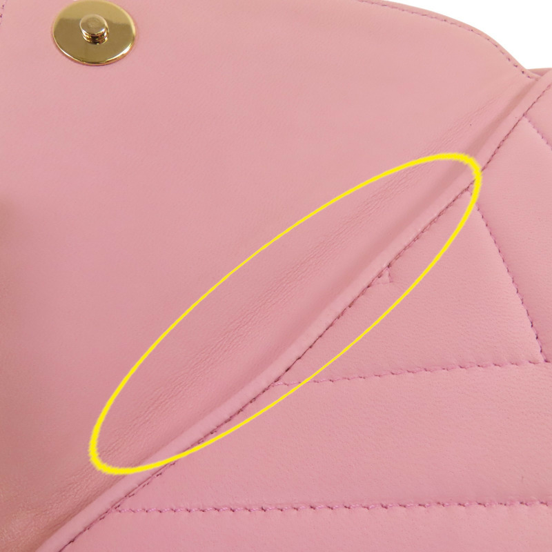 CHANEL 羊皮皮革Shoulder Bag金扣肩背袋-20