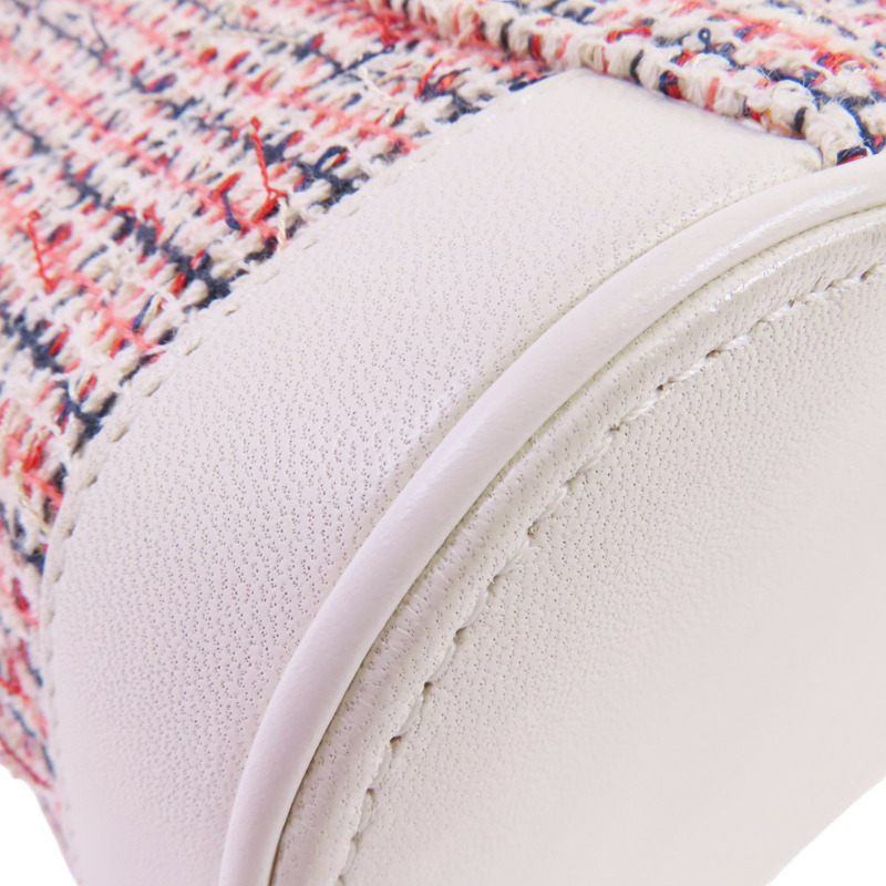 CHANEL 斜紋軟呢Chain Shoulder Bag金扣手挽肩背兩用袋-12