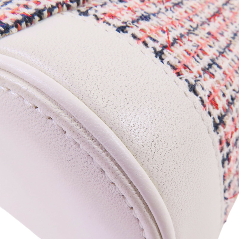 CHANEL 斜紋軟呢Chain Shoulder Bag金扣手挽肩背兩用袋-13