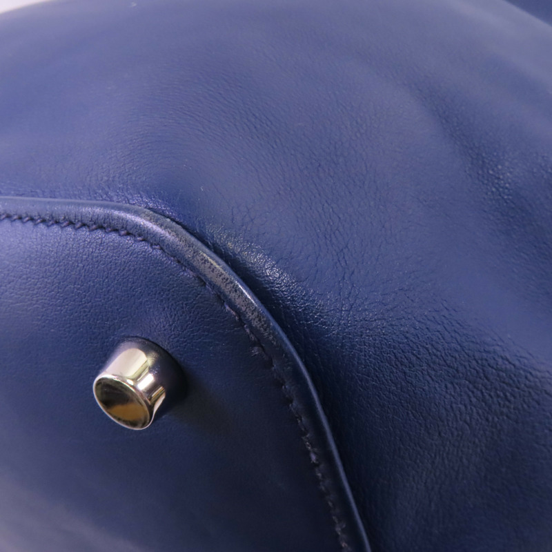 HERMES Swift皮革Tool Box 33銀扣手挽肩背兩用袋-13