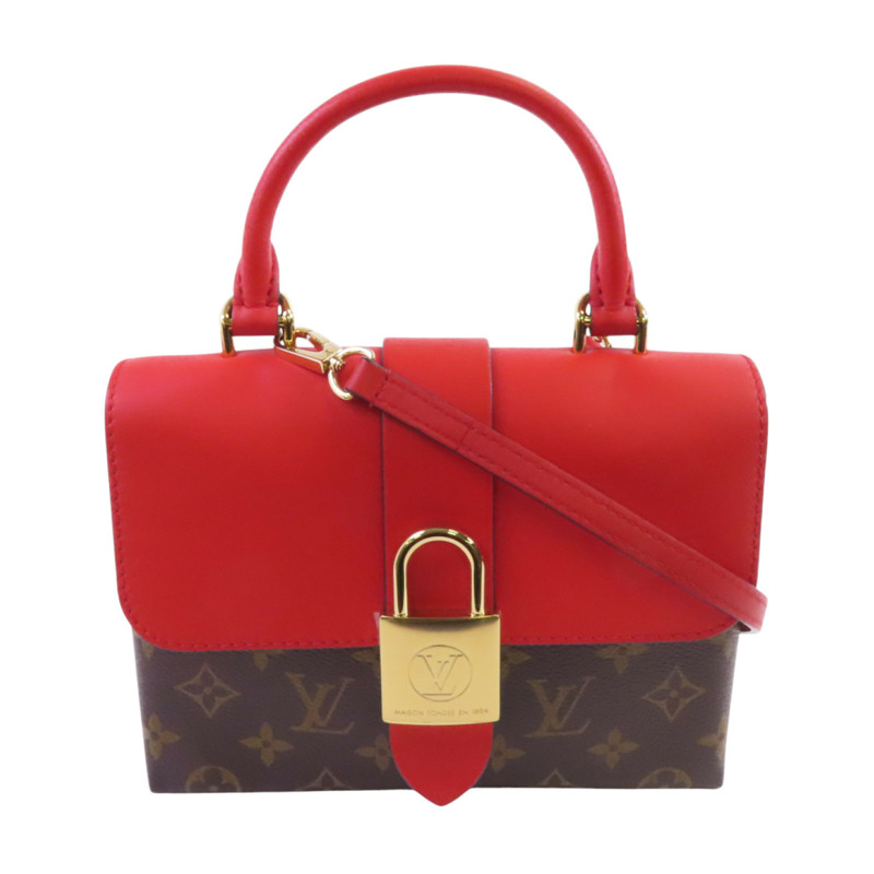 LOUIS VUITTON Monogram Locky BB金扣手挽肩背兩用袋-0