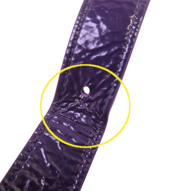 BOTTEGA VENETA 漆皮皮革Panted Cassette金扣肩背袋-17