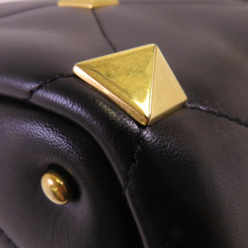 Valentino 牛皮皮革Rockstud金扣手挽肩背兩用袋-11