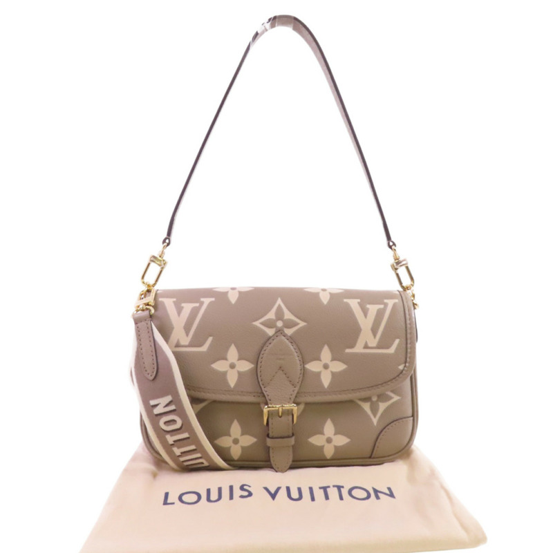 LOUIS VUITTON Monogram Empreinte Diane PM金扣手挽肩背兩用袋-9