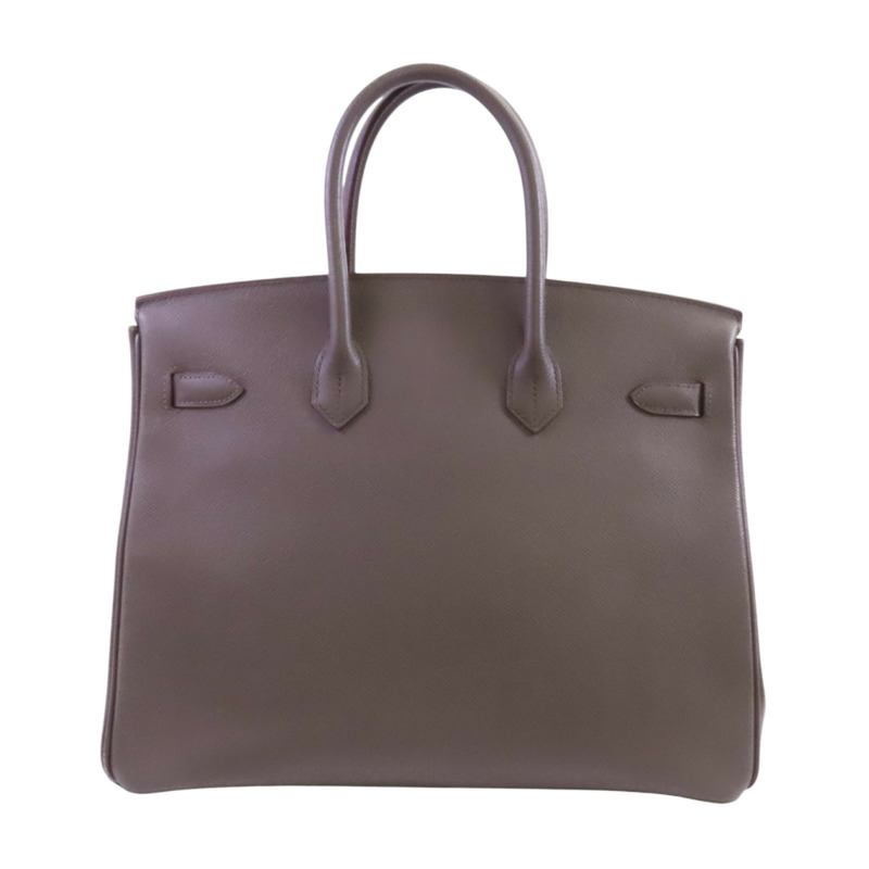 HERMES Epsom皮革Birkin 35銀扣手挽袋-1