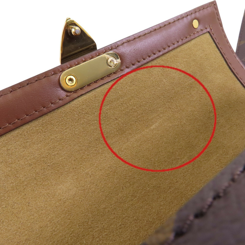 LOUIS VUITTON Monogram Papillon金扣手挽肩背兩用袋-13