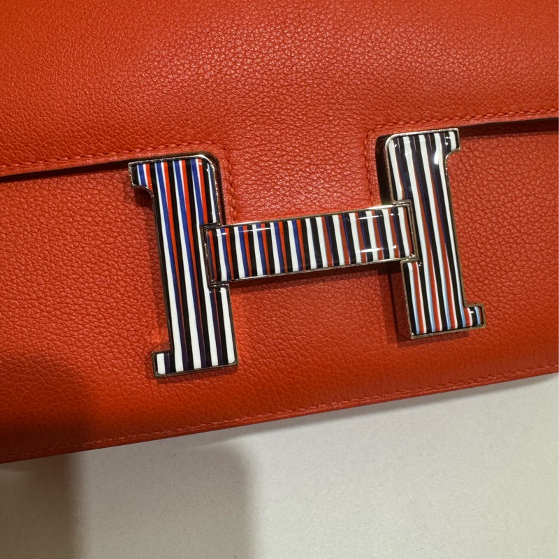 Hermes 康康24特殊琺瑯釦 很特別的一款 🧡 C刻-3