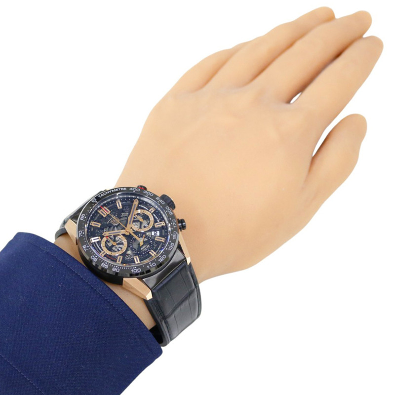 TAG Heuer 豪雅卡萊拉系列計時腕錶，不鏽鋼材質，自動機械，男士款，CBG2050.FC6426-1