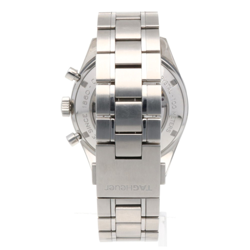 TAG Heuer 豪雅卡萊拉 Calibre 16 腕錶，不鏽鋼 CV2017-2 自動上鍊，已翻新，男士腕錶，豪雅，品相略有瑕疵，不防水，計時碼錶-5
