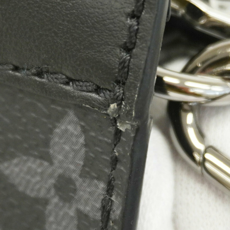 路易威登 Monogram Eclipse Gaston 穿戴式皮夾肩背包 M81124 黑色 男士-6