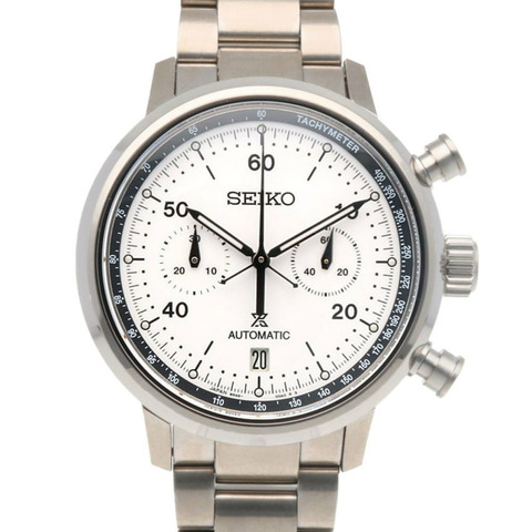 精工Prospex男士自動機械不鏽鋼腕錶SBEC007，已翻新，配備Speedtimer機械計時功能，限量發行1000枚。