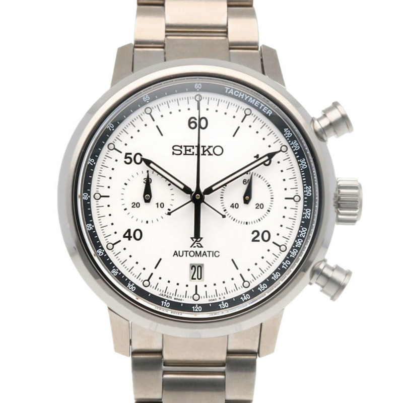 精工Prospex男士自動機械不鏽鋼腕錶SBEC007，已翻新，配備Speedtimer機械計時功能，限量發行1000枚。-0