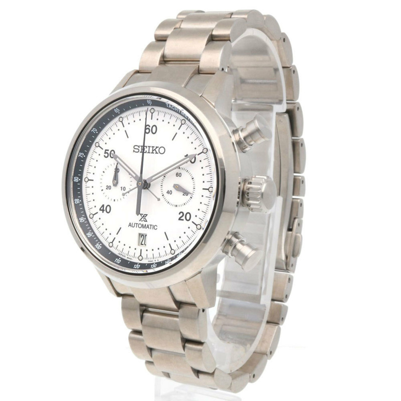 精工Prospex男士自動機械不鏽鋼腕錶SBEC007，已翻新，配備Speedtimer機械計時功能，限量發行1000枚。-2