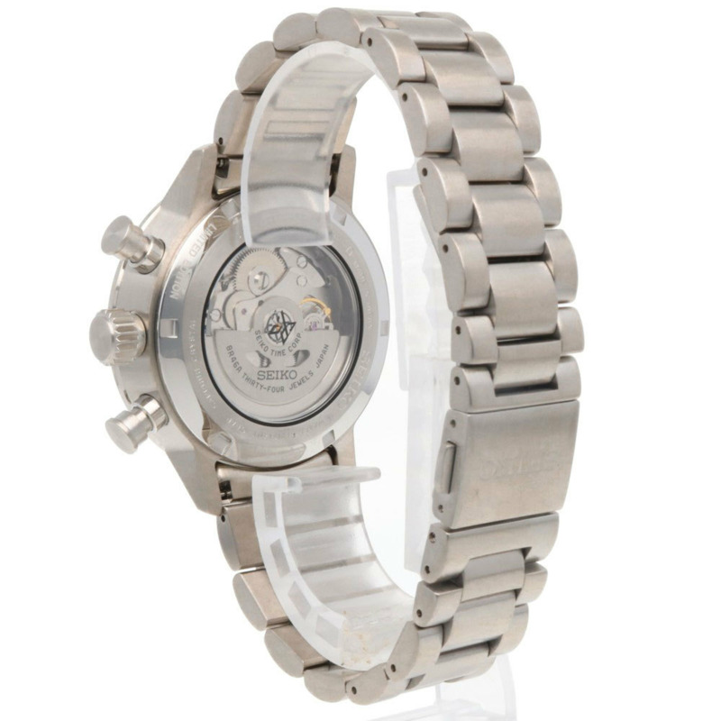 精工Prospex男士自動機械不鏽鋼腕錶SBEC007，已翻新，配備Speedtimer機械計時功能，限量發行1000枚。-4