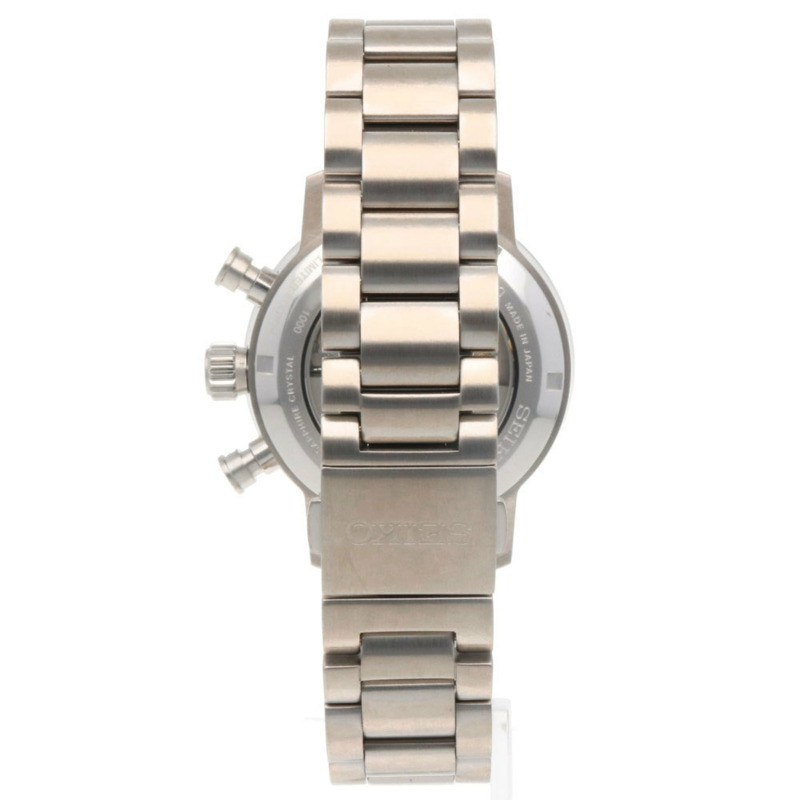 精工Prospex男士自動機械不鏽鋼腕錶SBEC007，已翻新，配備Speedtimer機械計時功能，限量發行1000枚。-5