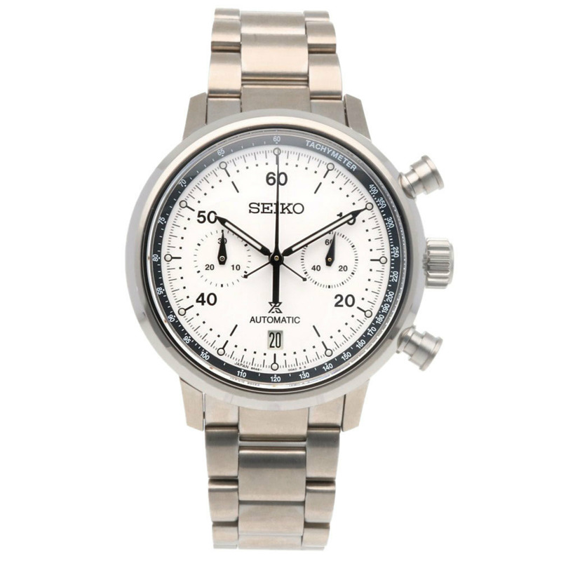 精工Prospex男士自動機械不鏽鋼腕錶SBEC007，已翻新，配備Speedtimer機械計時功能，限量發行1000枚。-7