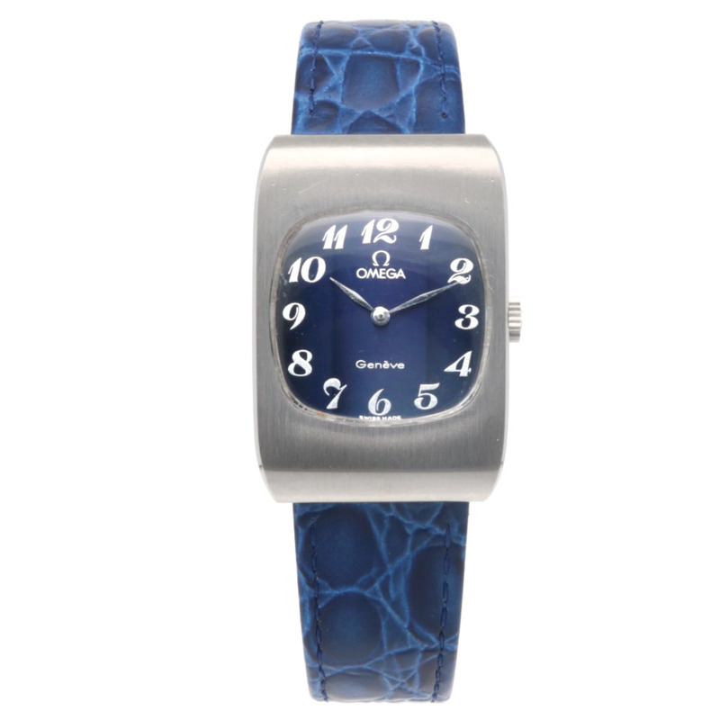 歐米茄日內瓦系列腕錶，不鏽鋼材質，手動上鍊，女士款，歐米茄，已翻新-4