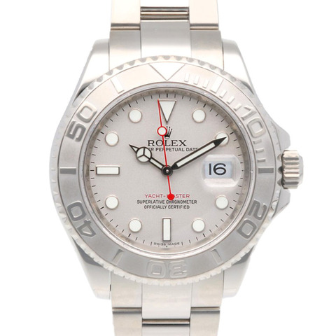 勞力士遊艇名仕型蠔式恆動腕錶，不鏽鋼材質，型號16622，自動上鍊，已翻新，M字頭序號，男士腕錶，勞力士，Rolesium