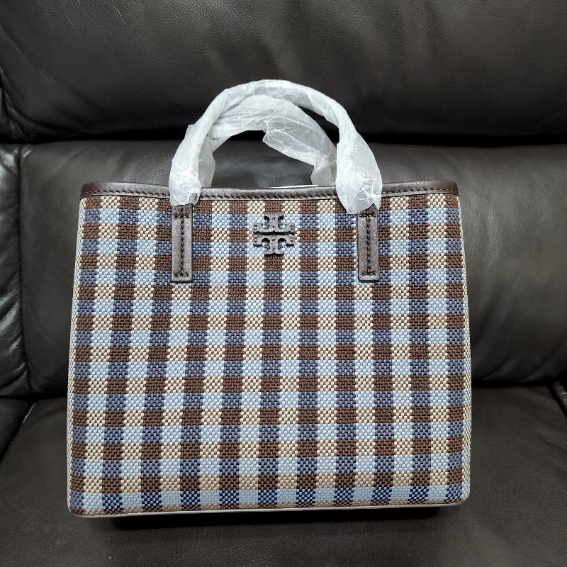 tory burch  藍咖  編織包-0