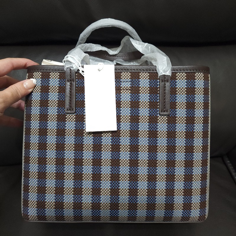 tory burch  藍咖  編織包-3