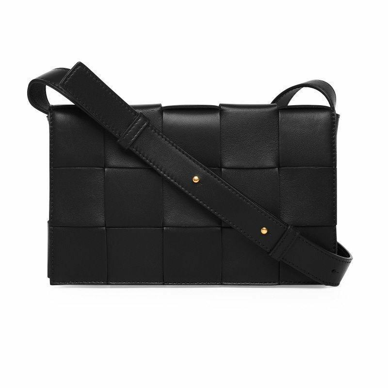 BOTTEGA VENETA Intrecciato 盒式經典中斜背包 578004 VMAY1 8425-1