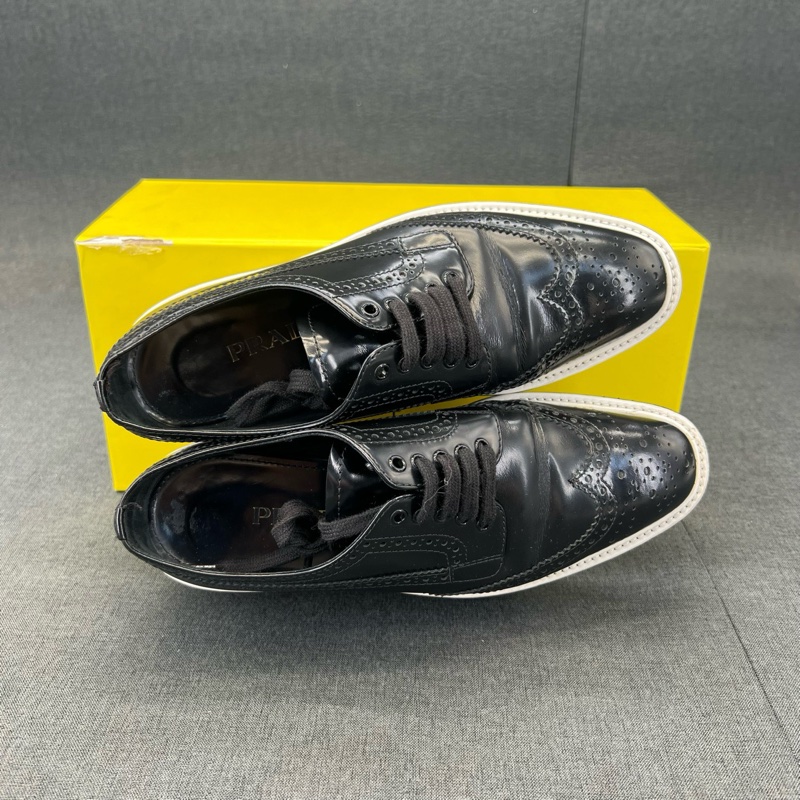 97新prada 黑白松糕鞋 碼數 36 編碼 CH20705-4