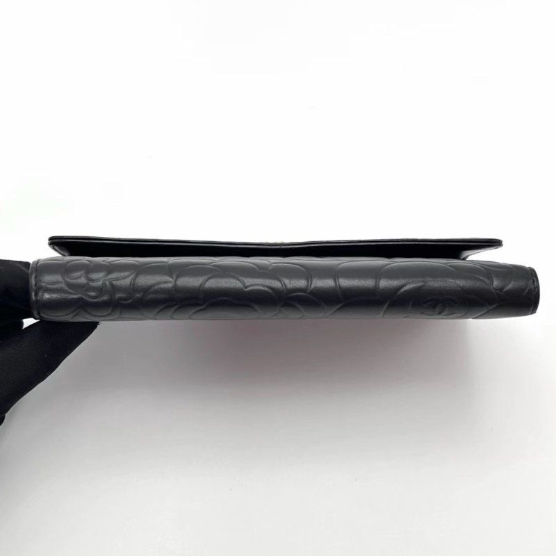 CHANEL山茶花長款錢包20*13*2 98新配件保卡塵袋-4