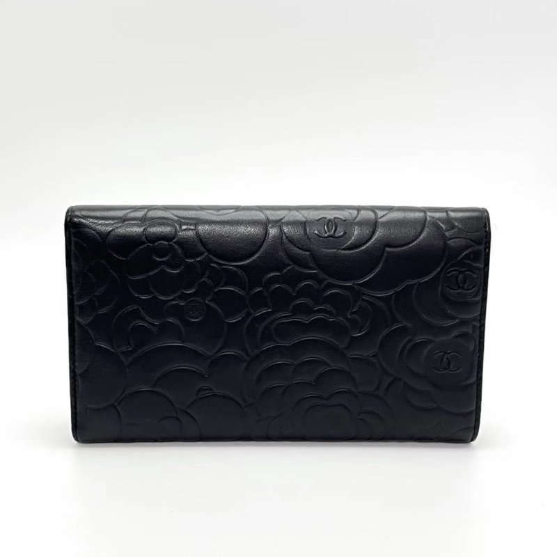 CHANEL山茶花長款錢包20*13*2 98新配件保卡塵袋-5