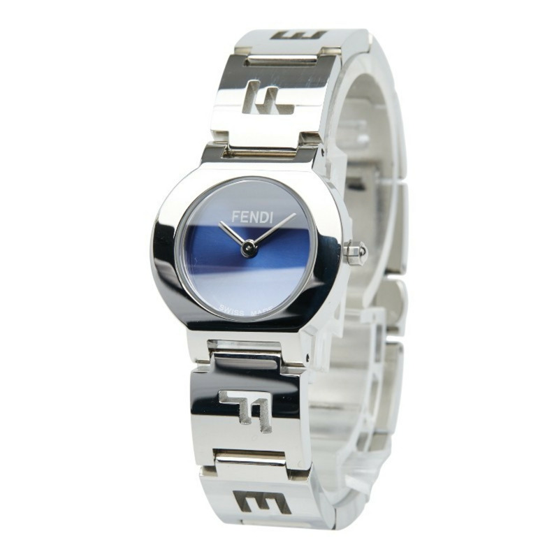 Fendi Horology 3050L 石英腕錶，海軍藍錶盤，不鏽鋼錶殼，女款 FENDI-1