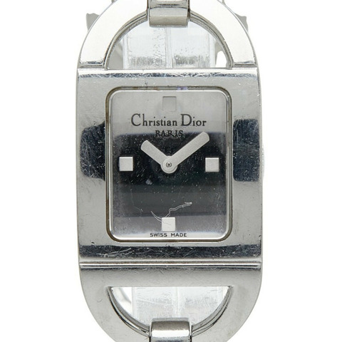 Dior Pandiora腕錶 D78-108 石英銀色錶盤不鏽鋼女錶