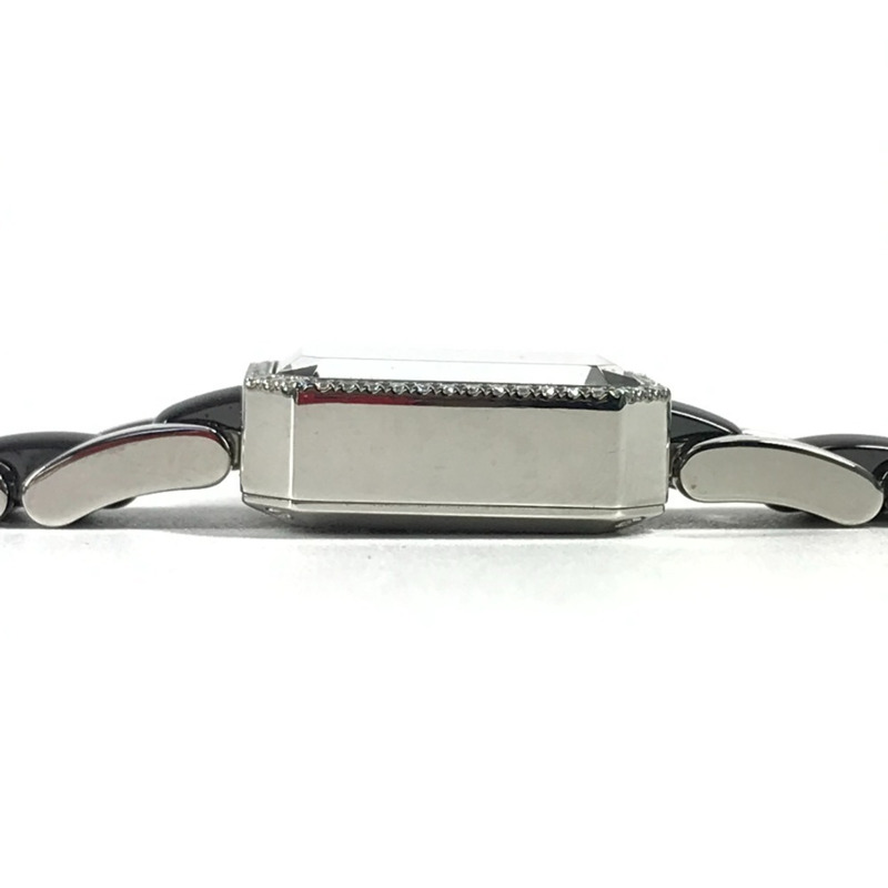 香奈兒 Premiere 女士腕錶 H2163，鑲鑽錶圈，不鏽鋼陶瓷錶殼，黑色-9